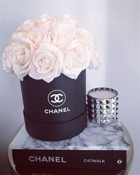 chanel inspired flower box|chanel gift box.